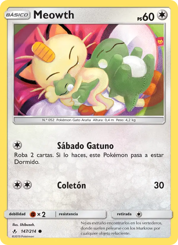 Meowth #147 — Vínculos Indestructibles
