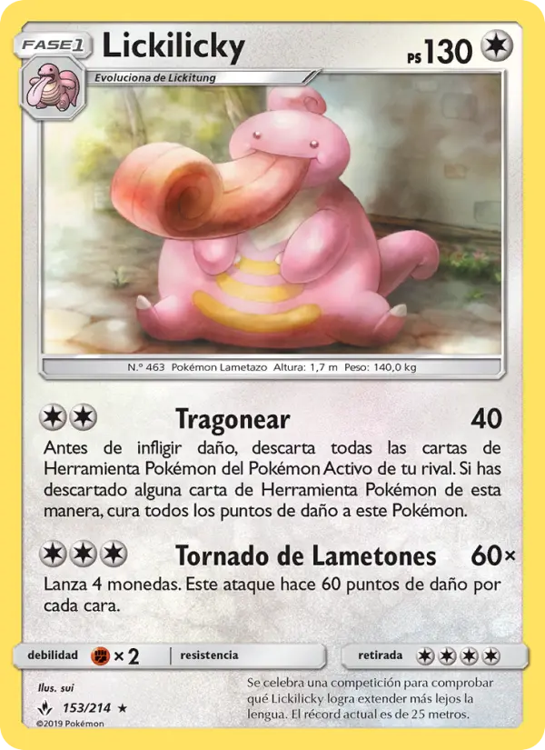Lickilicky #153 — Vínculos Indestructibles