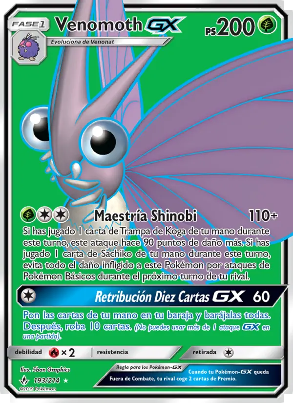 Venomoth GX #193