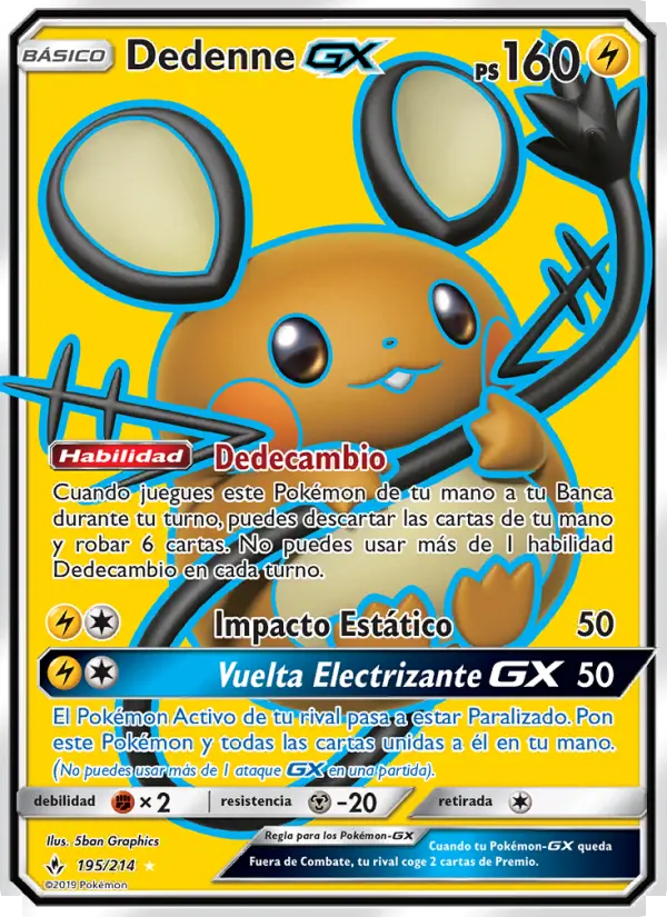 Dedenne GX #195