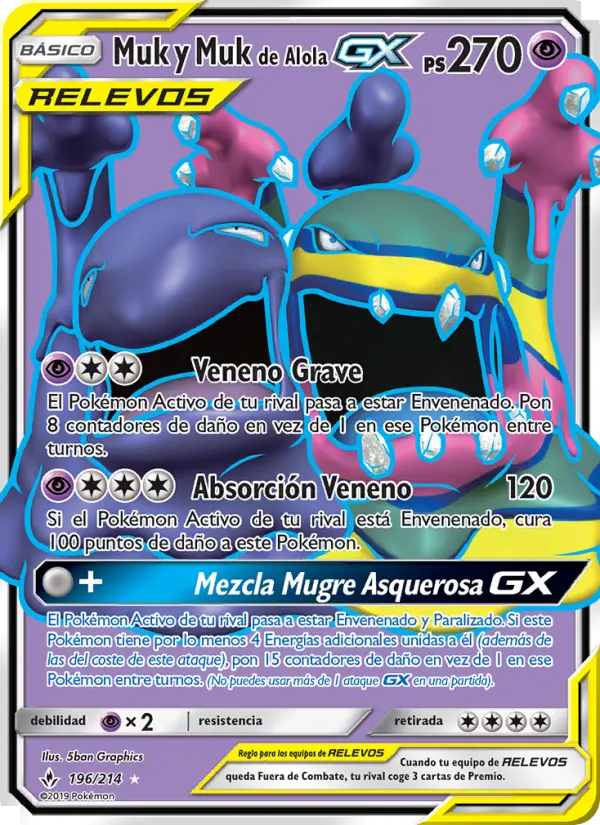 Muk y Muk de Alola GX #196