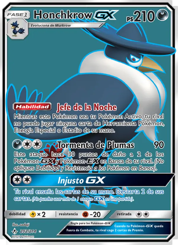 Honchkrow GX #202 — Vínculos Indestructibles