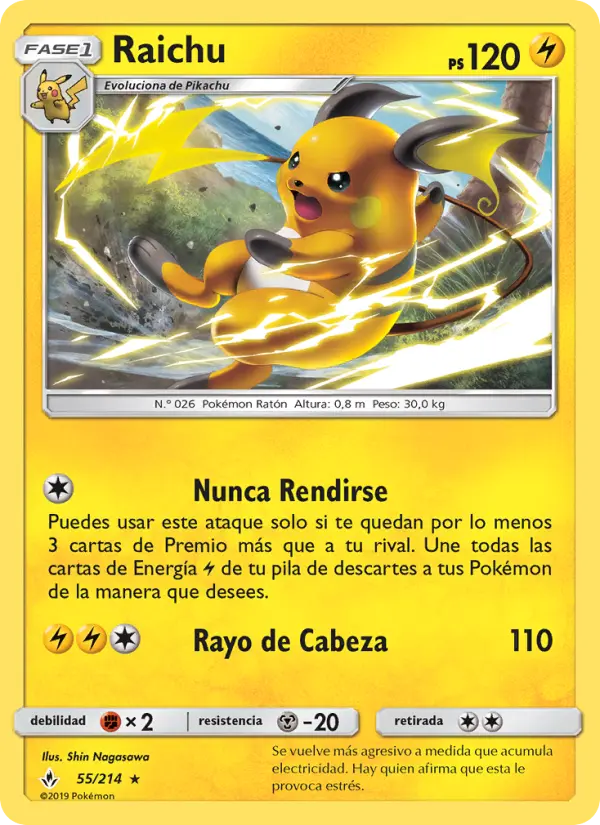 Raichu #55 — Vínculos Indestructibles