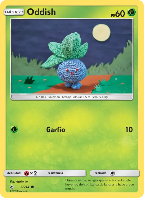 Oddish #6 — Vínculos Indestructibles (Reverse Holo)