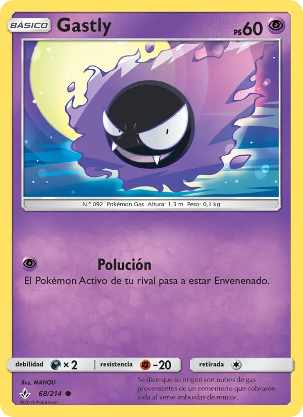 Gastly #68 — Vínculos Indestructibles (Reverse Holo)