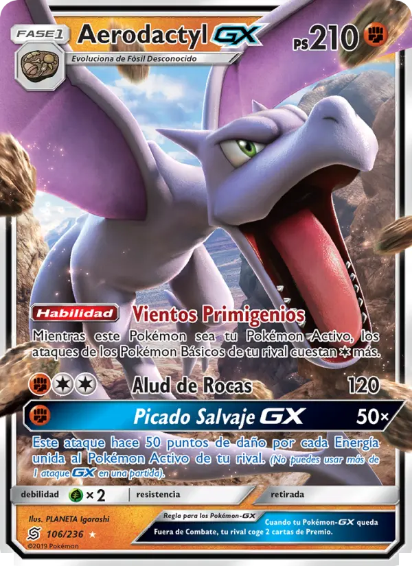 Aerodactyl GX #106
