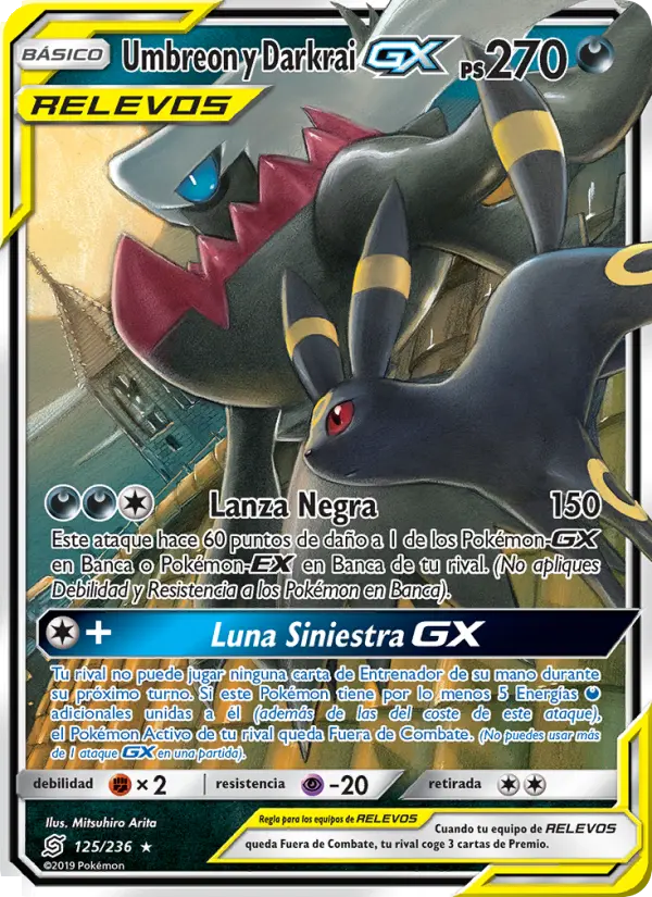 Umbreon y Darkrai GX #125