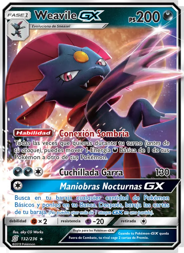 Weavile GX #132 — Mentes Unidas