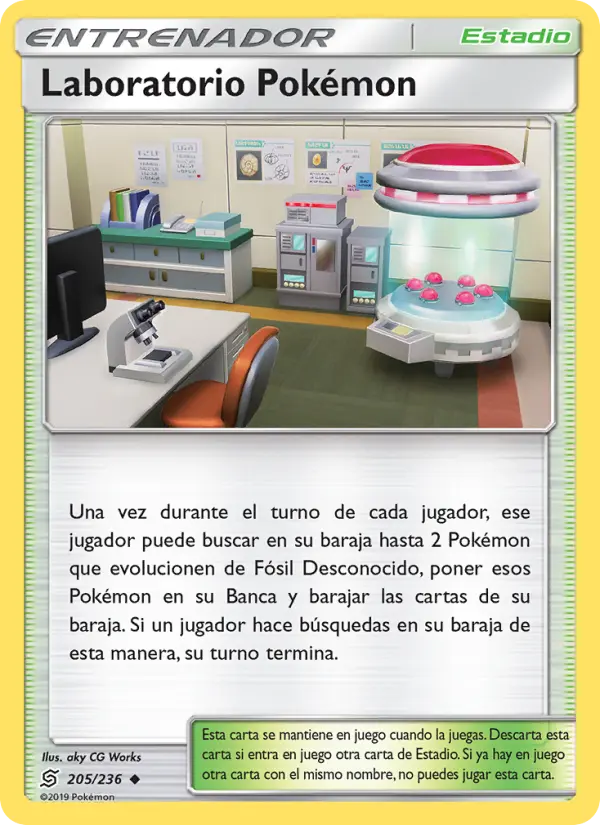 Laboratorio Pokémon #205 — Mentes Unidas (Reverse Holo)