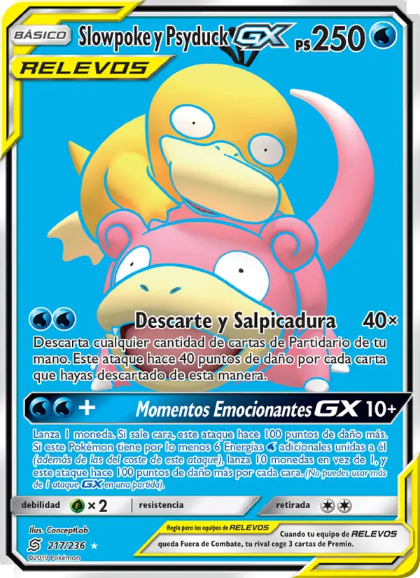 Slowpoke y Psyduck GX #217