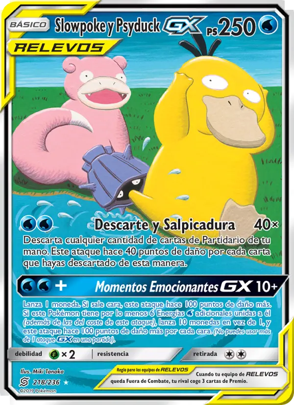 Slowpoke y Psyduck GX #218
