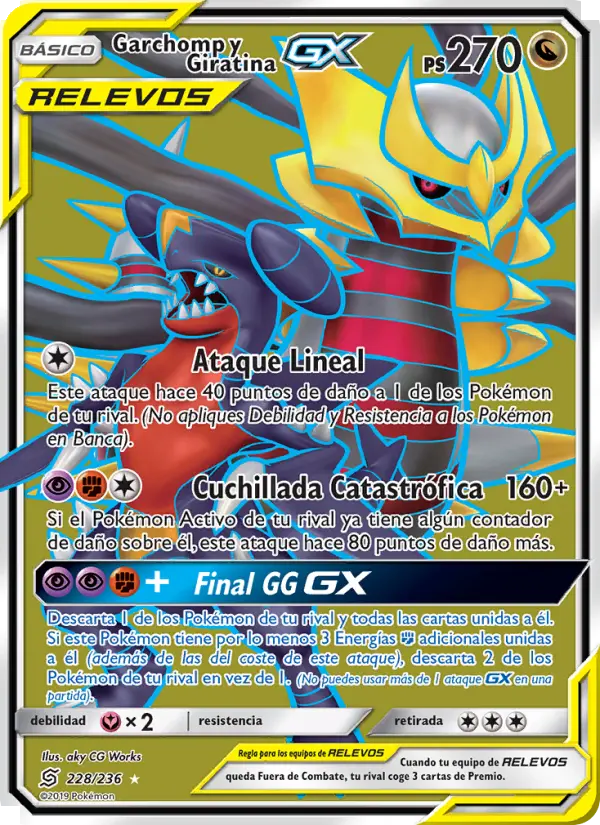 Garchomp y Giratina GX #228