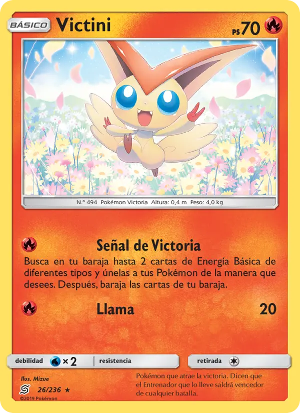 Victini #26 — Mentes Unidas (Reverse Holo)