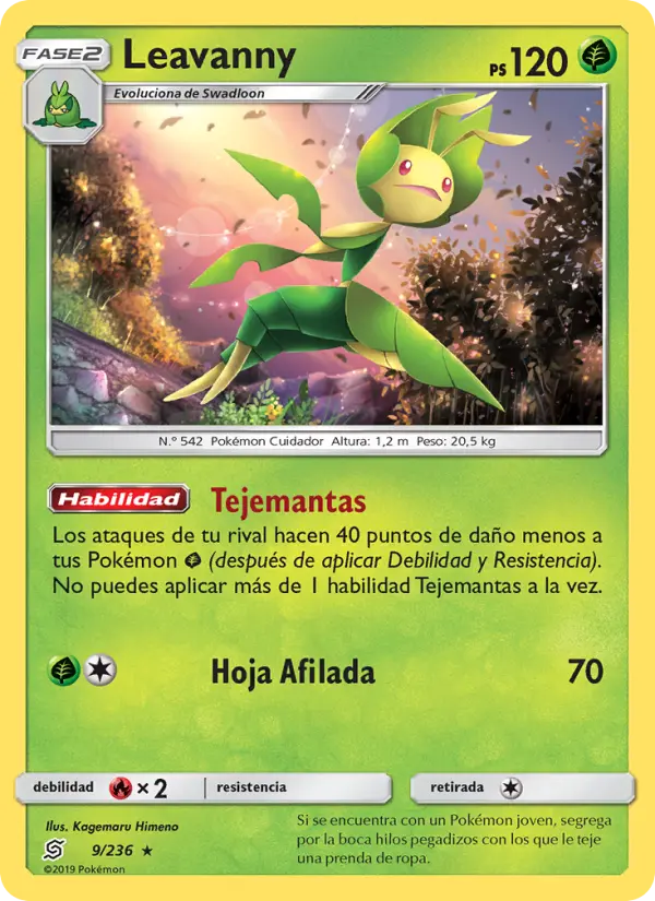 Leavanny #9 — Mentes Unidas (Reverse Holo)