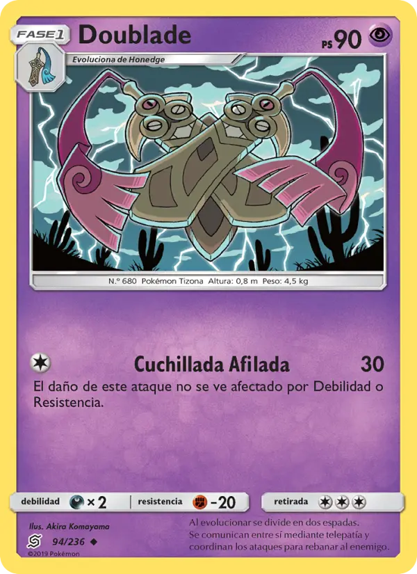 Doublade #94 — Mentes Unidas (Reverse Holo)