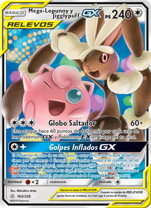 Mega-Lopunny y Jigglypuff GX #165