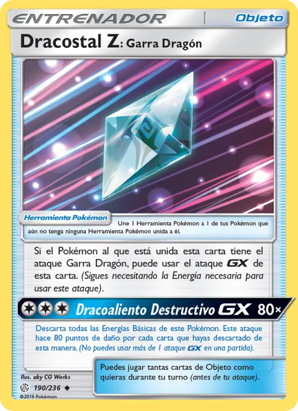 Dracostal Z: Garra Dragón #190 — Eclipse Cósmico (Reverse Holo)
