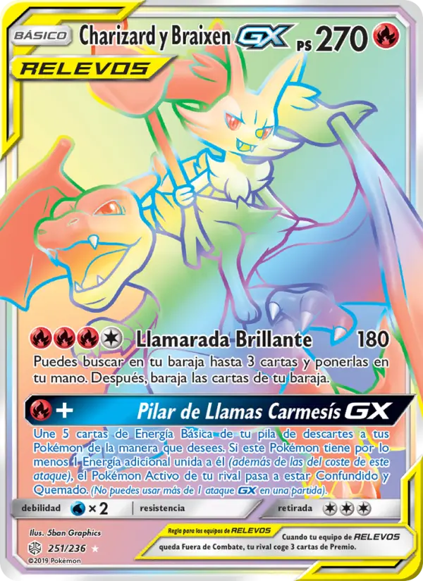 Charizard y Braixen GX #251