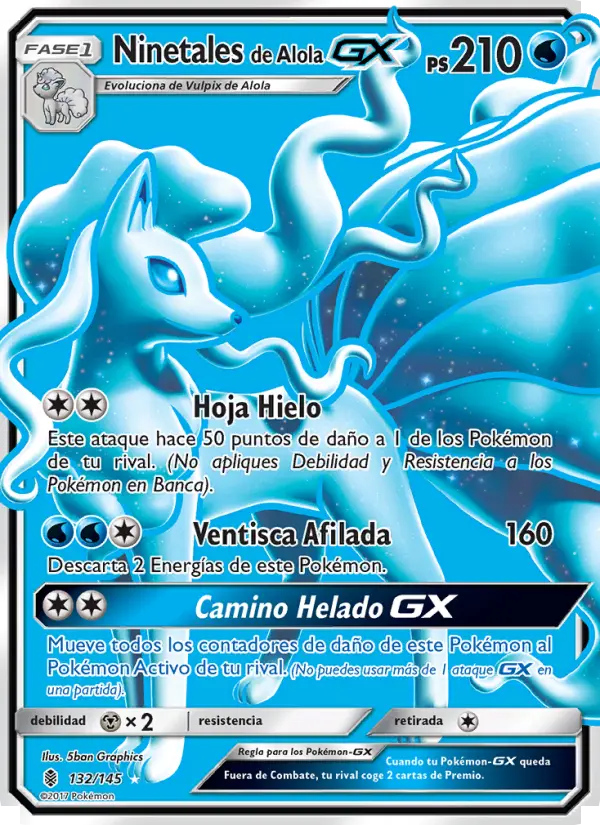 Alolan Ninetales GX #132