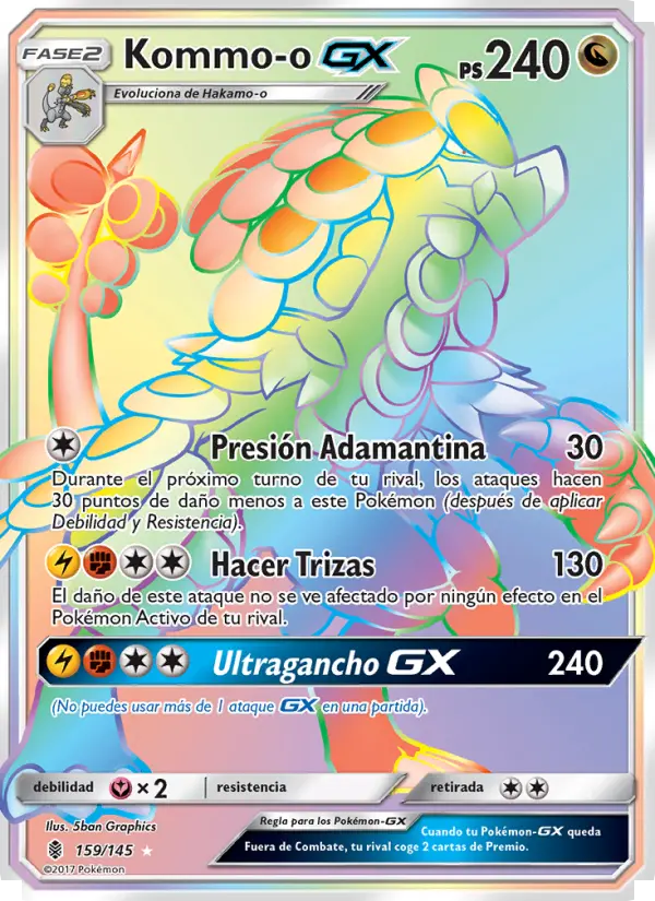 Kommo-o GX #159 — Albor de Guadianes