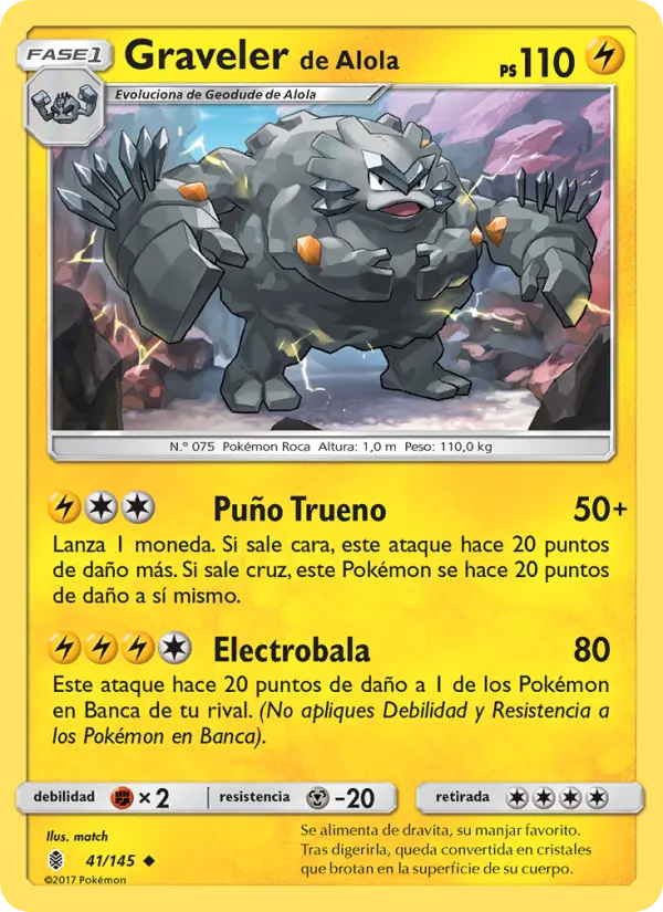Graveler de Alola #41