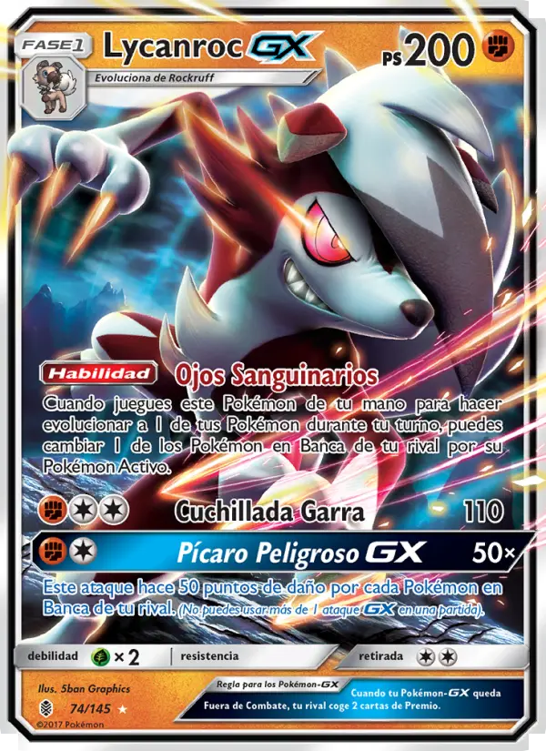 Lycanroc GX #74