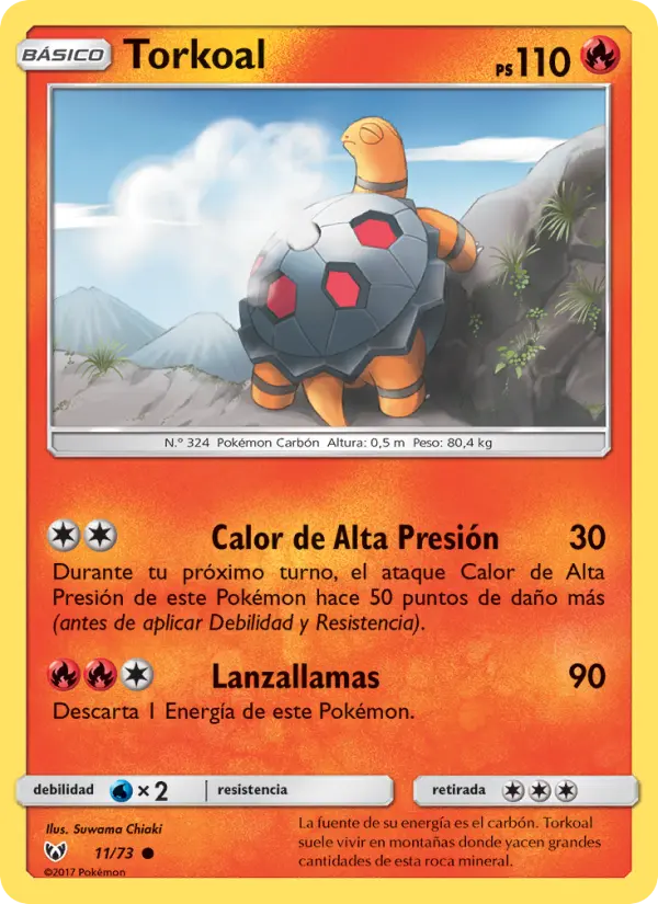 Torkoal #11 — Leyendas Luminosas