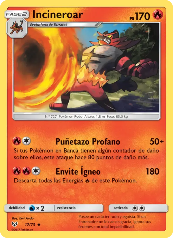 Incineroar #17