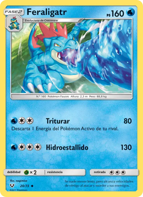 Feraligatr #20 — Leyendas Luminosas