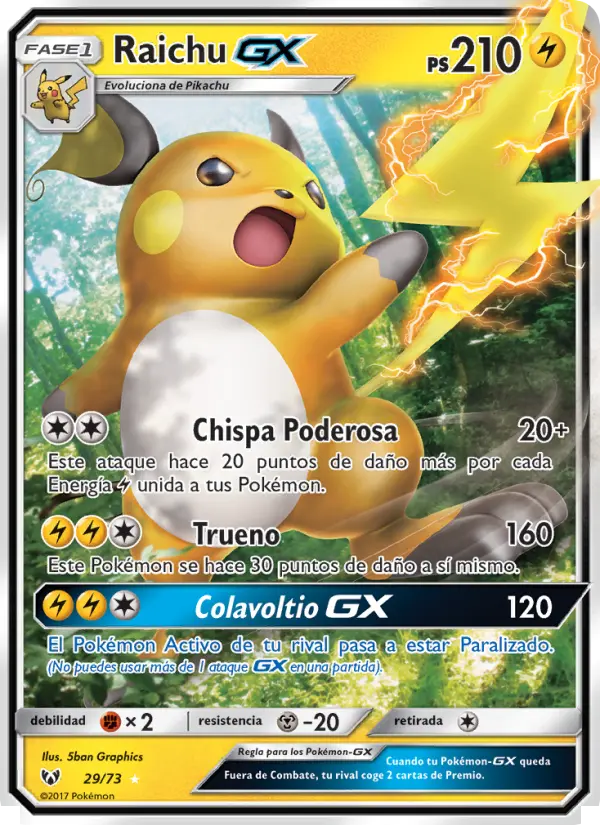 Raichu GX #29