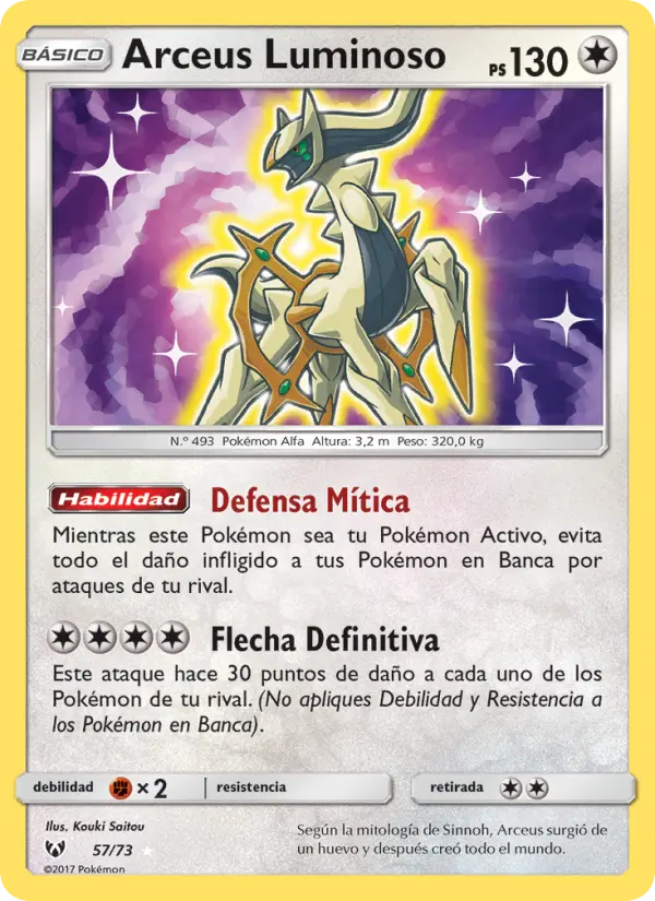 Arceus Luminoso #57