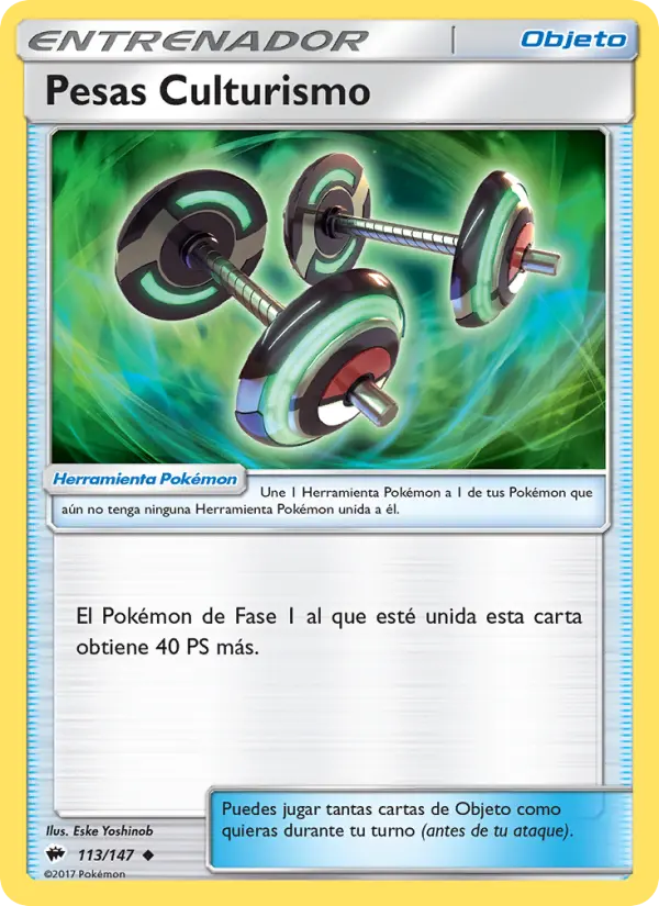 Pesas Culturismo #113 — Sombras Ardientes (Reverse Holo)