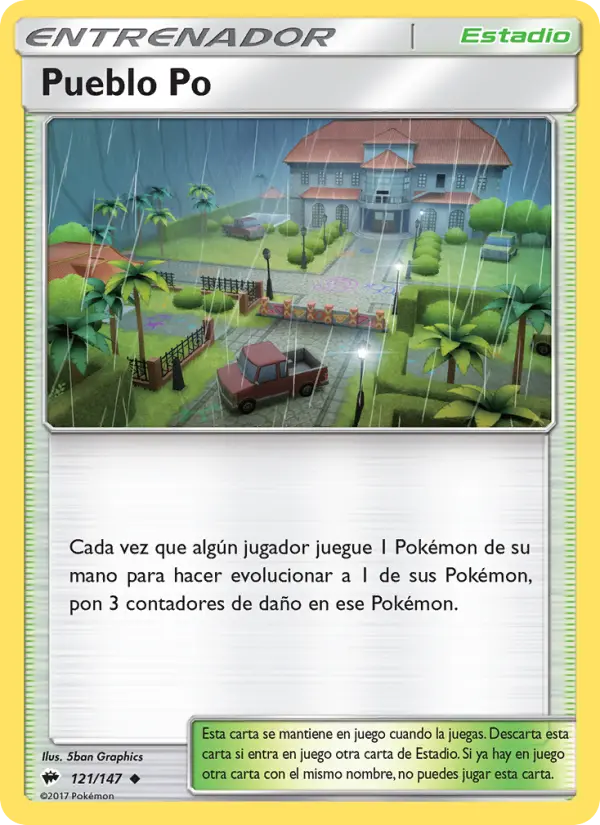 Pueblo Po #121 — Sombras Ardientes (Reverse Holo)