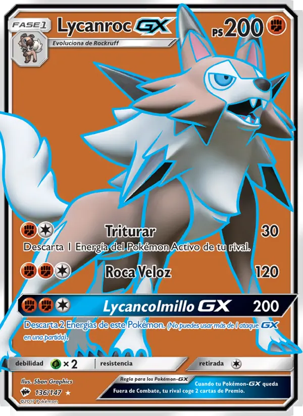 Lycanroc GX #136