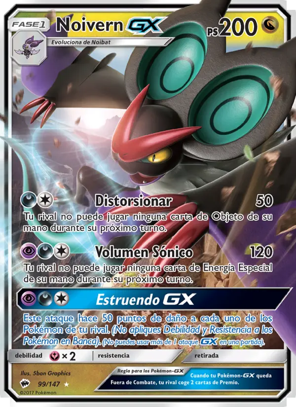 Noivern GX #99 — Sombras Ardientes
