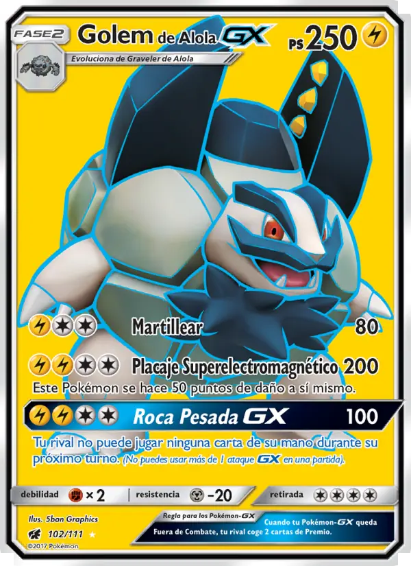 Golem de Alola GX #102