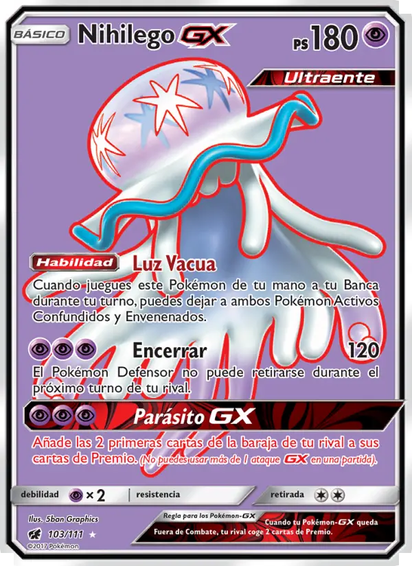 Nihilego GX #103 — Invasión Carmesí