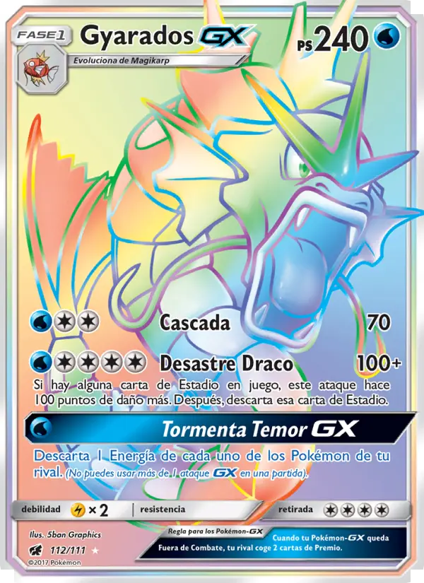 Gyarados GX #112 — Invasión Carmesí