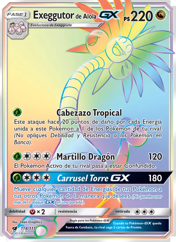 Exeggutor de Alola GX #118