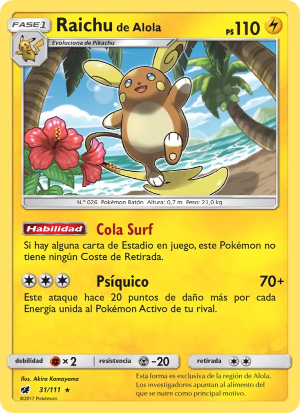 Alolan Raichu #31