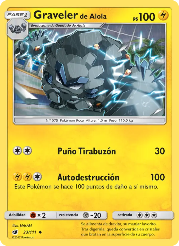 Graveler de Alola #33