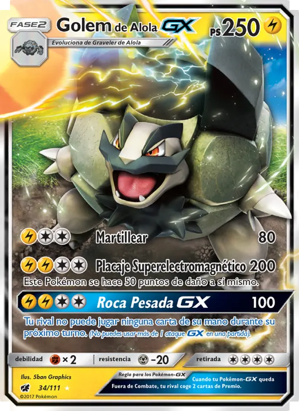 Golem de Alola GX #34