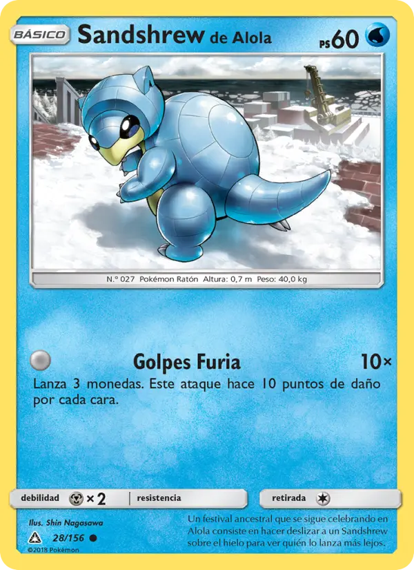 Sandshrew de Alola #28