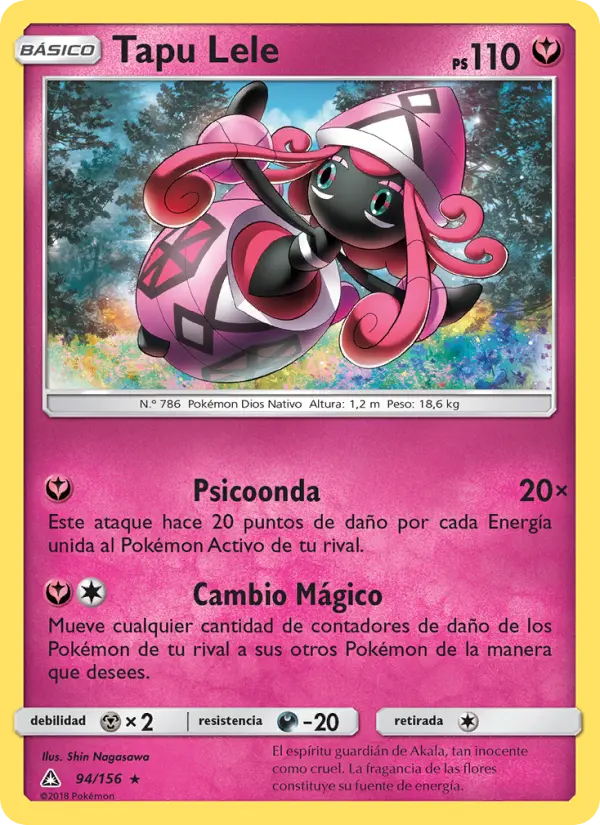 Tapu Lele #94 — Ultraprisma (Reverse Holo)