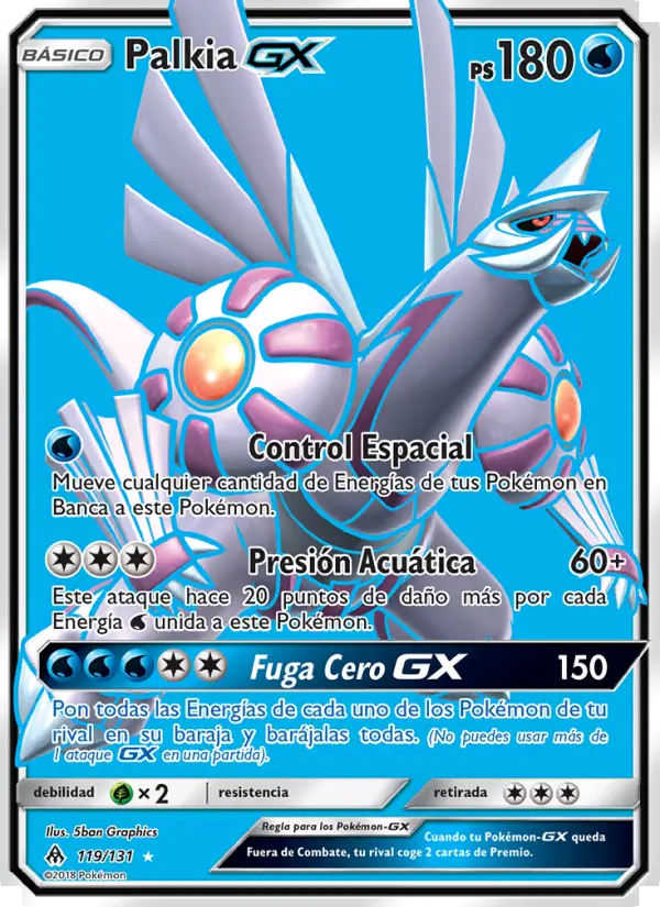 Palkia GX #119 — Luz Prohibida