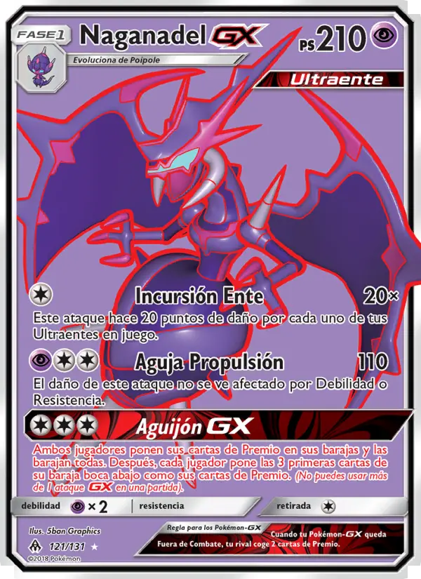 Naganadel GX #121 — Luz Prohibida