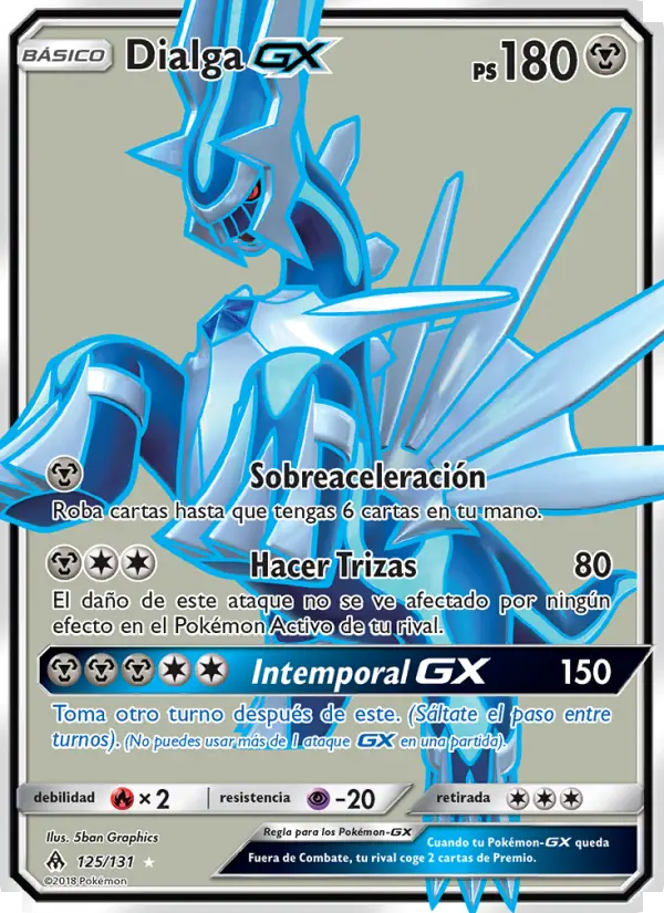 Dialga GX #125 — Luz Prohibida