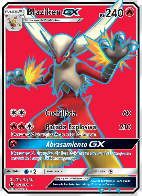 Blaziken GX #153