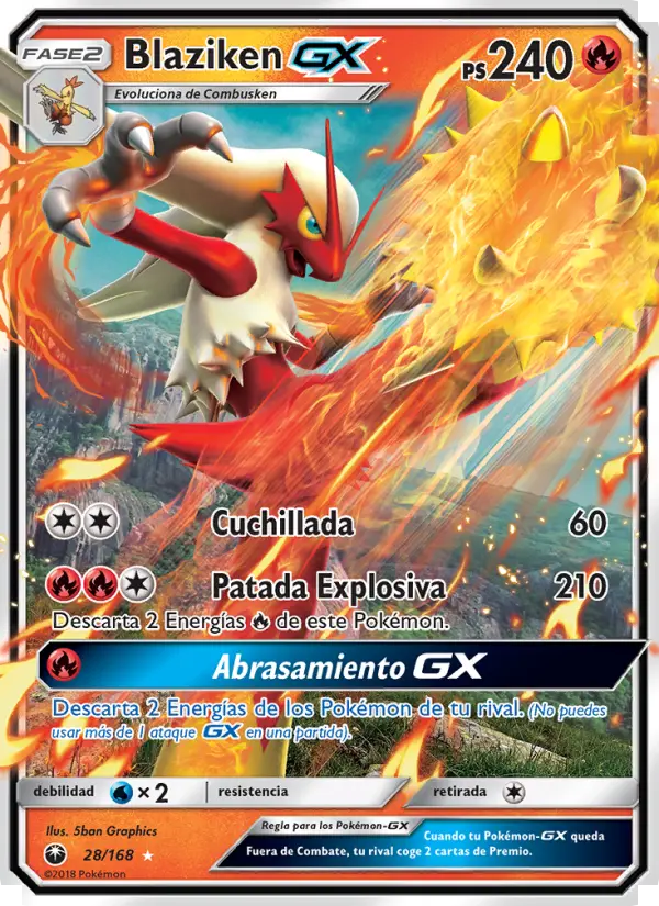 Blaziken GX #28