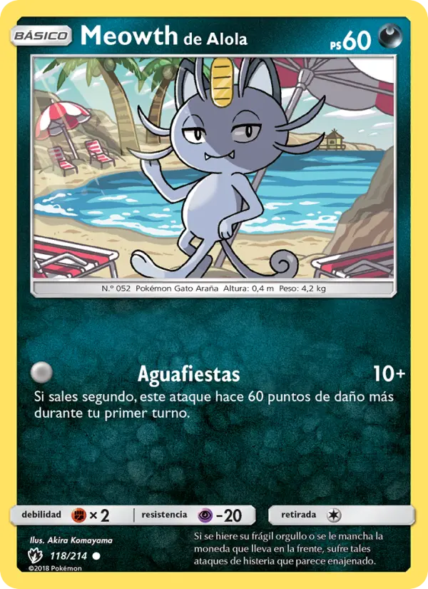 Alolan Meowth #118